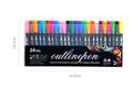 12-color Set Outline Highlighter 6