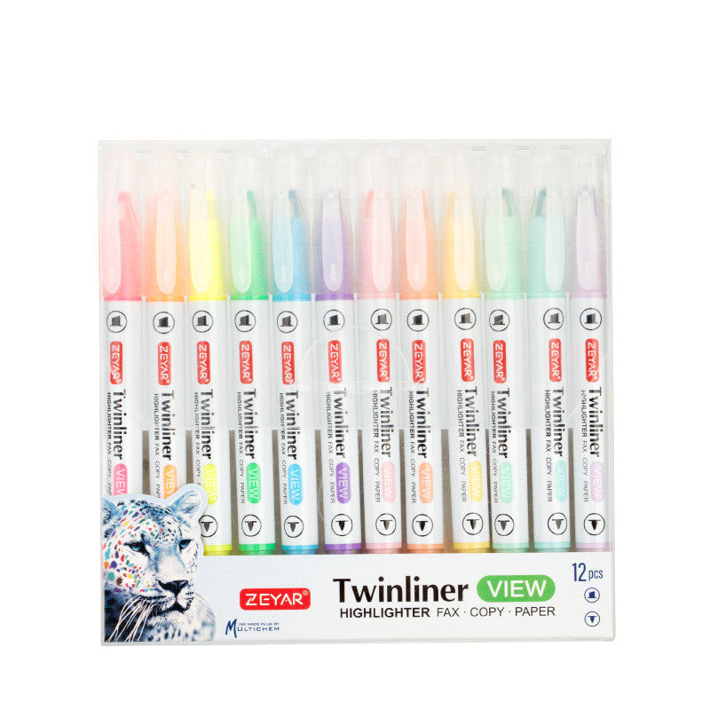 Double-Ended Highlighter Visible Window Light Color System 2